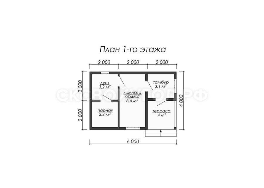 Баня из бруса Б-3 - Изображение 3