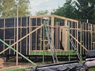 Дача 6х9 с внутренней террасой