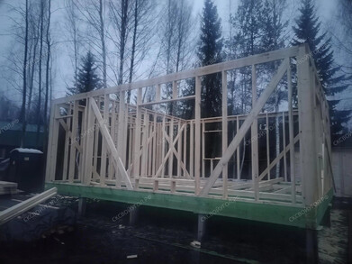 Дачный дом 6х8. СНТ Леноблстрой. и30-35