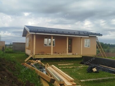 Дом 7х10 терраса 12м2