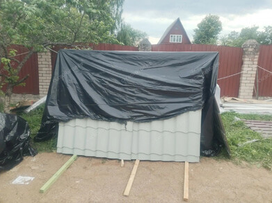 Дом 7Х8 с мансардным этажом + терраса 3х8