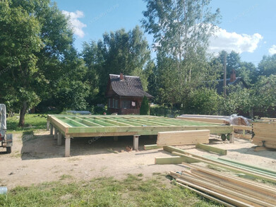 Дом 7Х8 с мансардным этажом + терраса 3х8