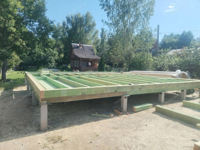 Дом 7Х8 с мансардным этажом + терраса 3х8