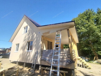Дом 7Х8 с мансардным этажом + терраса 3х8