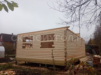 Дом из бруса 6х9 с мансардным этажом