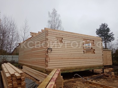 Дом из бруса 6х9 с мансардным этажом