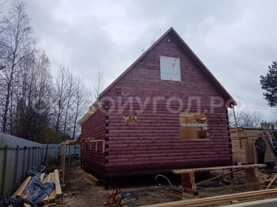 Дом из бруса 6х9 с мансардным этажом