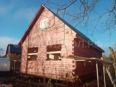 Дом из бруса 6х9 с мансардным этажом