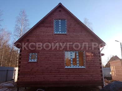 Дом из бруса 6х9 с мансардным этажом