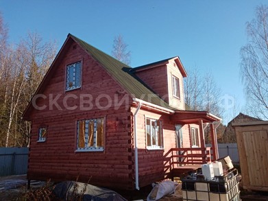 Дом из бруса 6х9 с мансардным этажом