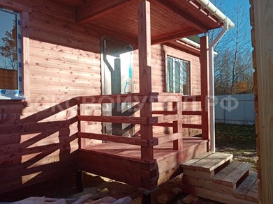 Дом из бруса 6х9 с мансардным этажом