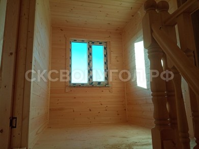 Дом из бруса 6х9 с мансардным этажом