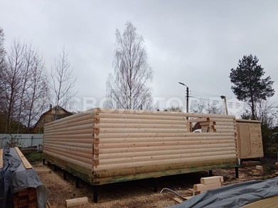 Дом из бруса 6х9 с мансардным этажом