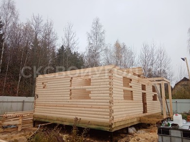 Дом из бруса 6х9 с мансардным этажом