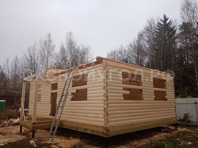 Дом из бруса 6х9 с мансардным этажом